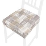 Emmevi mv s. p. a. - coussin de chaise shabby chic coton amovible doux lavable housse de chaise bande ...