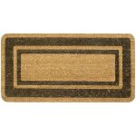 Emmevi mv s. p. a. - paillasson coco porte d'entre 33x60 cm lgant robuste antidrapant externe - marron ...