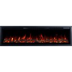 Emotion flame regal 126 - 900 / 1800 w - chemin�e �lectrique - feu premium - murale et encastrable - ...