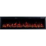 Emotion flame regal 152 - 900 / 1800 w - chemin�e �lectrique - feu premium - murale et encastrable - ...