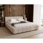Bolonia lit coffre 160x200 - lit boucl� avec rangement, mousse �paisse, lit double 160 x 200 cm - tissu ...