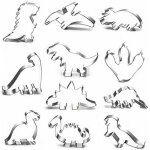 Emporte - pièces dinosaure kit pour enfants fête anniversaire dinosaure déco, 11 pièces acier inoxydable ... Emporte - pièces dinosaure kit pour enfants fête anniversaire dinosaure déco, 11 pièces acier inoxydable ...
