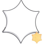 Emporte piece etoile en acier 55 cm