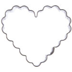 Emporte - pi�ce en forme de c?ur en acier 5 cm