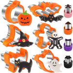 Emporte - pi�ces d'halloween pour enfants, emporte - pi�ces pour sandwichs non d�coup�s pour le d�jeuner ...