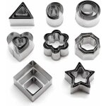 Emporte piece patisserie, lot de 24 mini forme g�om�trique biscuit, emporte - pi�ces en acier inoxydable ...