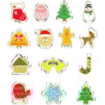 Emporte pieces patisserie moule en biscuit de biscuit de type 3d de no�l cr�atif d'acier inoxydable moules ...