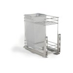 Emuca - chariot coulissant avec paniers et chariot � pain supra avec fermeture � amortie, module 300, ...