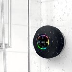 Enceinte bluetooth de douche sans fil portable, mini haut - parleur � ventouse pour salle de bain, basses ...