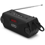 Enceinte bluetooth portable sans fil ? colonne de basses puissante, �tanche ipx5, avec radio fm, entr�e ...