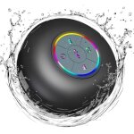 Enceinte de douche bluetooth �tanche avec led, mini enceinte mains libres portable sans fil ipx4, microphone ...