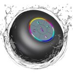 Enceinte de douche bluetooth �tanche avec led, mini enceinte mains libres portable sans fil ipx4, microphone ...