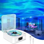 Enceinte de douche bluetooth led blanche tanche avec ventouse - rechargeable par usb - compatible avec ...