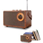 Enceinte portables bluetooth r�tro mit radio fm vintage, haut - parleur sans fil vintage mit bois poste ...