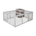 Kerbl - enclos d'extérieur petits animaux 132 x 102 x 59 cm - maison intégrée - grillage Kerbl - enclos d'extérieur petits animaux 132 x 102 x 59 cm - maison intégrée - grillage