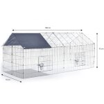 Enclos grillag pour petits animaux en acier galvanis