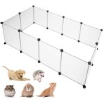 Enclos et parc pour chien, 71 x 142 x 35. 5cm, pour petits animaux cl?ture pour chiots avec porte parc ...