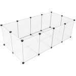 Enclos petits animaux fond cage modulable cochon d'inde hamster lapin rongeur petits animaux domestiques ...