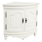 Encoignure basse - mdf - blanc - interior's