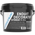 Enduit décoratif aspect crépi extérieur blanc 15kg - tout dans le prix Enduit décoratif aspect crépi extérieur blanc 15kg - tout dans le prix