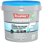 Toupret ? enduit de lissage 25kg ? application manuelle ou pistolet airless ? finition soign�e pour pl�tre ...