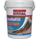 Enduit et mastic de rebouchage soudafill express pot de 900ml - soudal france