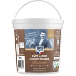 Enduit de rebouchage bois gros trous - p�te � bois poudre - 1kg teinte ch�ne clair - int�rieur / ext�rieur, ...