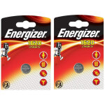 Energizer cr1620 lot de 2 piles bouton lithium 3 v