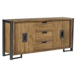 Pier import - enfilade en teck naturel 4 portes 3 tiroirs 186x88x45cm canada Pier import - enfilade en teck naturel 4 portes 3 tiroirs 186x88x45cm canada