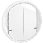 Enjoliveur interrupteur double c�liane with netatmo blanc legrand cb1415