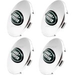Enjoliveur de moyeu avec logo central 62 mm en abs compatible avec les accessoires land rover (lr vert ...