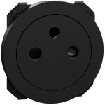 Enjoliveur noir prise affleurante odace (s949050)