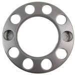Enjoliveur de roue - 22, 5  - gris mat - 10 trous - universel pour camions