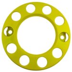 Enjoliveur de roue - 22, 5  - jaune - 10 trous - universel pour camions