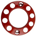 Enjoliveur de roue - 22, 5  - rouge - 10 trous - universel pour camions