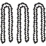 Enowelir lot de 3 cha�nes de tron�onneuse 50 cm 0. 325 pouces 1. 5 mm 76 maillons compatible timberpro ...