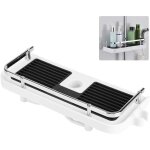 Enowelir bac de douche, support de rangement mural pour salle de bain, grande capacit, ventouse de rangement ...