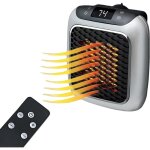 Enowelir chauffage soufflant � prises avec t�l�commande mini chauffe - air �lectrique socket 800w avec ...