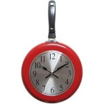 Horloge murale en m�tal, 25, 4 cm po�le � frire de cuisine horloge murale home decor