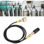 Enowelir kit de tuyau de soda adaptateur de r�servoir de co2 sodastream w21. 8 - 14 / din477 (tuyau noir ...