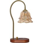 Enowelir lampe chauffe - bougie �l�gante cadeau pendaison de cr�maill�re nouvelle maison d�coration florale ...