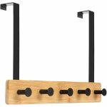 Enowelir porte manteau 5 crochets porte, pat�re suspendue pour rangement manteaux vestes peignoirs sacs ...