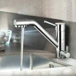 Enowelir robinet m�langeur de cuisine 3 voies avec osmoseur et rotation