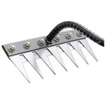 Enowelir tondeuse � gazon d�sherbage sol meuble 7 griffes m�tal multi - usages herbe durcie jardinage ...