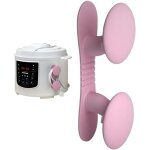 Enrouleur de c�ble adh�sif rose (1 pi�ce), support de c�ble, accessoire de cuisine pour robot p�tissier, ...