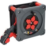 Enrouleur de c�ble de chantier brennenstuhl professionalline avec powerblock kc 3210 5 ip44, 33 + 5 m ...