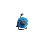 Gsc - enrouleur de cble rallonge professionnel 4 fiches (3x1, 5mm) 50m