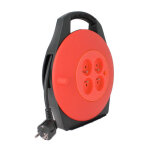 Hobbytech - enrouleur electrique 4 prises 10 mtres 3 x 1, 5mm rouge 7061253731458