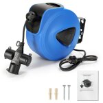 Einfeben - enrouleur electrique automatique enrouleur automatique de cble 20 m botier plastique cordon ...