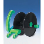Enrouleur pour sangle, corde et fil de poly�thyl�ne de 200m avec manivelle et crochet pour l'accrocher ...